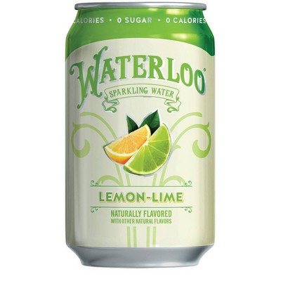 Waterloo Lemon-Lime Sparkling Water - 8pk/12 fl oz Cans