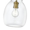 Z-Lite Bella 1 - Light Pendant in  Matte Black/Olde Brass - 4 of 4