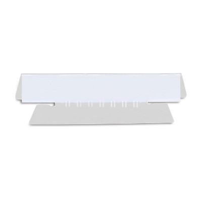 MyOfficeInnovations Plastic Tabs 3-1/2" x 5/8" Clear 50/Pack (10986) 380431
