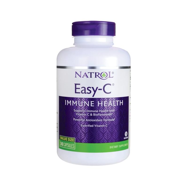 Natrol Vitamin C Easy-C 500 mg Capsule 240ct, 1 of 4