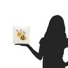 C&F Home 10" x 10" Bumble Bee Decorative Small/Petite Accent Throw Pillow - 4 of 4