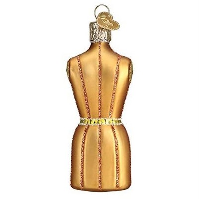 Old World Christmas Glass Blown Ornament for Christmas Tree, Dress Form