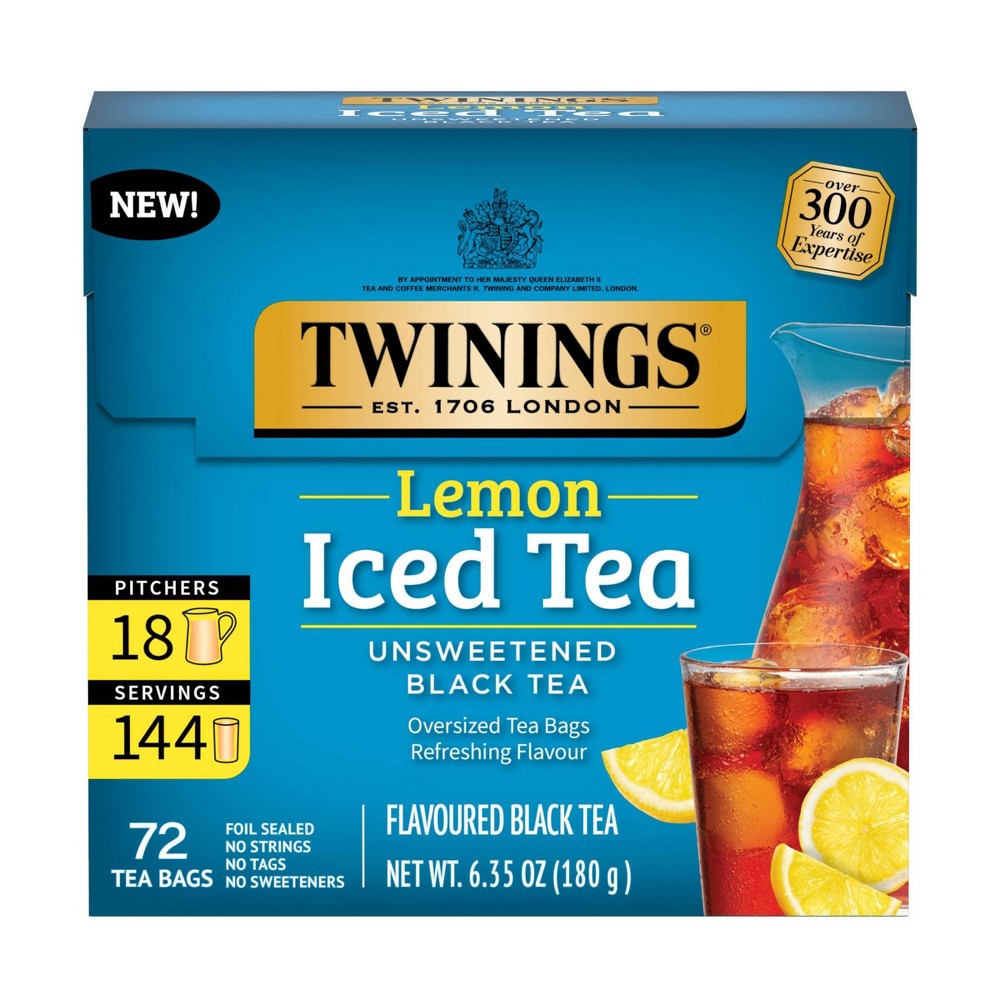 Twinings Lemon Iced Tea 72ct/6.35oz