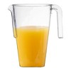Smarty Had A Party 52 oz. Clear Square Plastic Disposable Pitchers - 24 pcs - 2 of 4