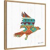 Amanti Art Southwestern Vibes III Eagle by Farida Zaman Canvas Wall Art Print Framed 22-in. x 22-in. in Maple - 2 of 4