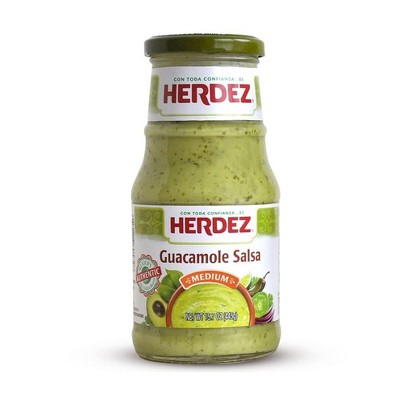 Herdez Guacamole Salsa, Medium, (Pack of 3)