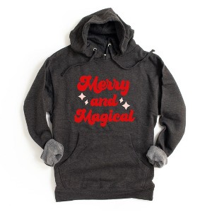 Simply Sage Market Women's Graphic Hoodie Merry and Magical - 1 of 3