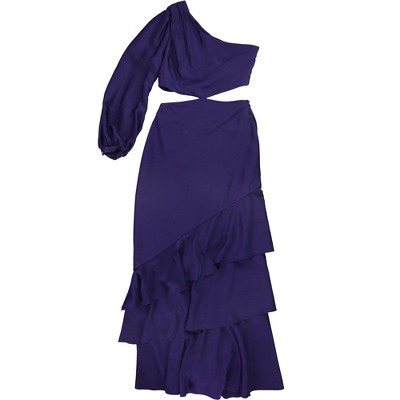 GUESS Womens Jaime Cutout Gown Dress