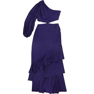 GUESS Womens Jaime Cutout Gown Dress - 1 of 2