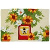 Jellybean Honey Bee Design Doormat – Durable Outdoor Tin Can Print, 18"x30", Weather Resistant - 2 of 3
