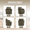 NicBex Teddy Swivel Barrel Accent Chair,Upholstered Swivel Living Room Chairs with Curved Backrest,Cozy Armchair,Accent Chairs for Living Room - 4 of 4