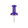 JAM Paper Colored Pushpins Purple Push Pins 2 Packs of 100 222419053A - 3 of 3
