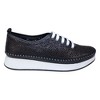 Cools 21 Sarto Perforated Memory Foam Leather Lace Up Sneakers - 2 of 4