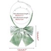 INSPIRE CHIC Women's Plaid Uniform Pre-tied Knot Cute Stylish Colorful Bow Ties - 2 of 4