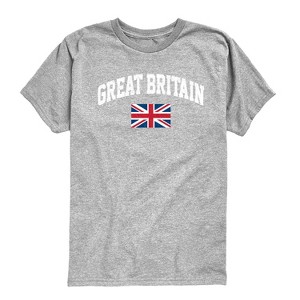 Boys' - Instant Message - Great Britain Flag Short Sleeve Graphic T-Shirt - 1 of 4