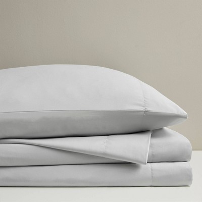 Light Grey Queen Woven Microfiber Sheet Set