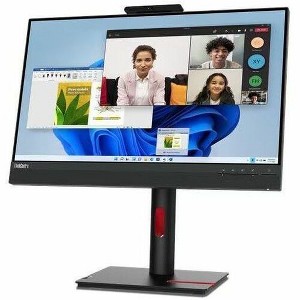 Lenovo ThinkCentre TIO24 Gen5 24" FHD 1920x1080 LCD Monitor w/Webcam 12NAGAR1UZ - 1 of 4