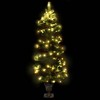 vidaXL Swirl Pre-lit Christmas Tree with Pot Green 4 ft PVC - 3 of 4
