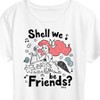 Women's - Disney - Ariel Shell We Be Friends Short Sleeve Graphic T-Shirt - 2 of 4