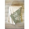 Sheila Wenzel-Ganny Sage Minimalist Mudcloth 60" x 80" Fleece Blanket - Deny Designs - 2 of 2