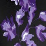 black purple floral