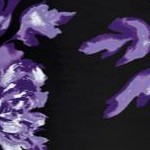 black purple floral