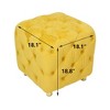 EHMKNP Modern Velvet Upholstered Ottoman – Exquisite Small End Table, Foot Stool & Dressing Chair - 2 of 4