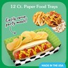 Big Dot of Happiness Soccer Party Paper Food Trays, Disposable Double-Sided Paper Food Holders for Nachos, Hot Dogs, French Fries - 12 Ct - 2 of 4