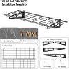 Garage Storage Rack, Wall Mounted Storage Shelves, 300 lbs Capacity Garage Storage Rack Shelves, 2 Pack Garage Wall Shelving for Shed, Garage - 3 of 4