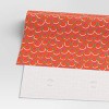30” 25 sq ft Christmas Roll Wrap Friendship Bracelets on Red - Wondershop™ - 3 of 3