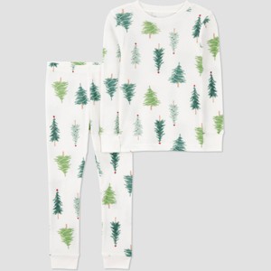 Carter's Just One You® Toddler 2pc Christmas Long Sleeve Cotton Pajama Set - 1 of 4