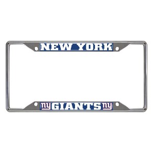 NFL New York Giants Stainless Steel License Plate Frame - 1 of 3
