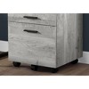 NicBex Mobile File Cabinet with 3 Storage Drawers Contemporary Under Desk Storage Filing Cabinet Office Cabinet for Home, Office - 3 of 4