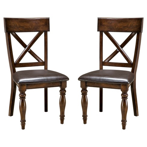 Rattan King Louis Back Side Chair (Set of 2) – Salvage & Co Indy