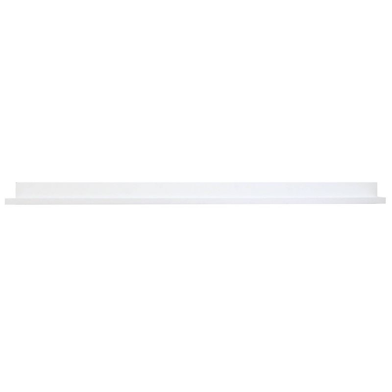 60&#34; x 5&#34; Picture Ledge Wall Shelf White - Inplace, 4 of 10