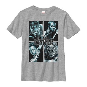Boy's Marvel Black Panther 2018 Character Panel T-Shirt - 1 of 4