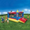 Banzai Inflatable Water Slide & Bounce House (Combo Pack) Summer Kids Adventure Park Pool w Sprinkler Wave, Slide And Large Bonus 12’x9 Bounce House - 3 of 4