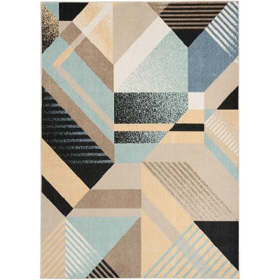 Nourison Washable Decor Modern Geometric Indoor Rug