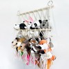 TROPOW Organizer per giocattoli di peluche, in rete boho macram¨¨, per bambini, sala giochi, camera da letto - 4 of 4