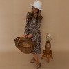 Organic Long Sleeve Ruffle Dress - Bohemian Floral - 3 of 3