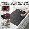 30 Inch Max. 7000W Cooktop with 4 Burners, 9 Heating Level Burner, Hot Surface Indicator, Knob Control, Ceramic Cook Stove with ETL Safety Certified - 4 of 4
