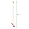 Unique Bargains Chain Bow Water Cup Pendant 1 Pc - 2 of 4