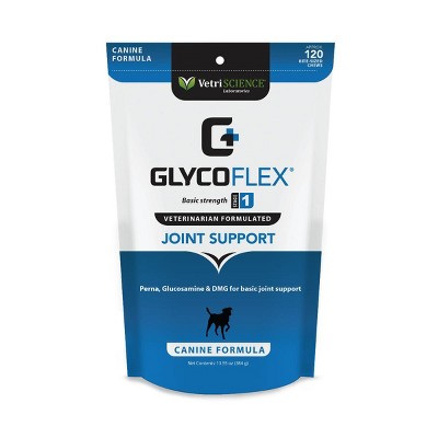 Vetriscience Laboratories GlycoFlex Stage I Joint Support Dog Chews, 120 ct