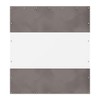DOMETOUR Heavy Duty Outdoor Clear Waterproof PVC Curtain, Weather Resistant & Tearproof for Patio/Gazebo/Pergola, 8'H x 7'W, Gray - 2 of 4