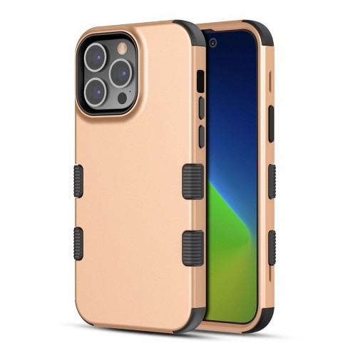 Mybat Pro Tuff Series Case Compatible With Apple Iphone 14 Pro Max 6 7 Rose Gold Black Target