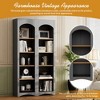 NicBex Modern Wood Bookshelf Multi-functional Bookcase with Display Open Shelves,Books Storage Cabinet Organizer for Office,Bedroom - 3 of 4