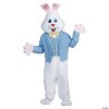 Morris Costumes Adult Easter Bunny Costume with Blue Jacket & Vest - One Size Fits Most - White - 2 of 4