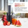 Elite Cuisine Compact Cold Press Slow Juicer - Black - 2 of 4