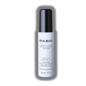 Milbon Brilliant Polishing Oil | A light oil styling agent that blends evenly with your hair and creates a glossy look without stickiness. - (1.7 oz) - 1 of 2