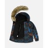 Deux par Deux Boy Two-Piece Play Snowsuit with Printed Jacket Blue - 3 of 4